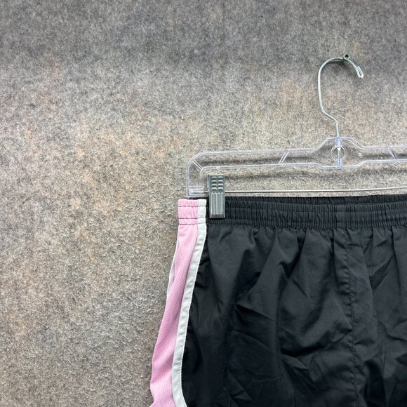 Nike Shorts Women Small Black Pink Dri-Fit Tempo Running Athletic Lightweight - Picture 6 of 11